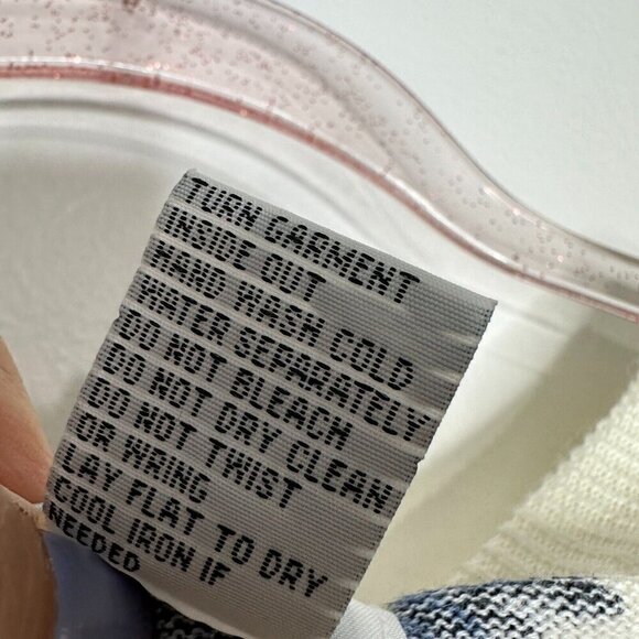 Teddi Floral Cardigan Sweater Petite Size L Daisies Cotton Ramie Boho - Picture 8 of 10